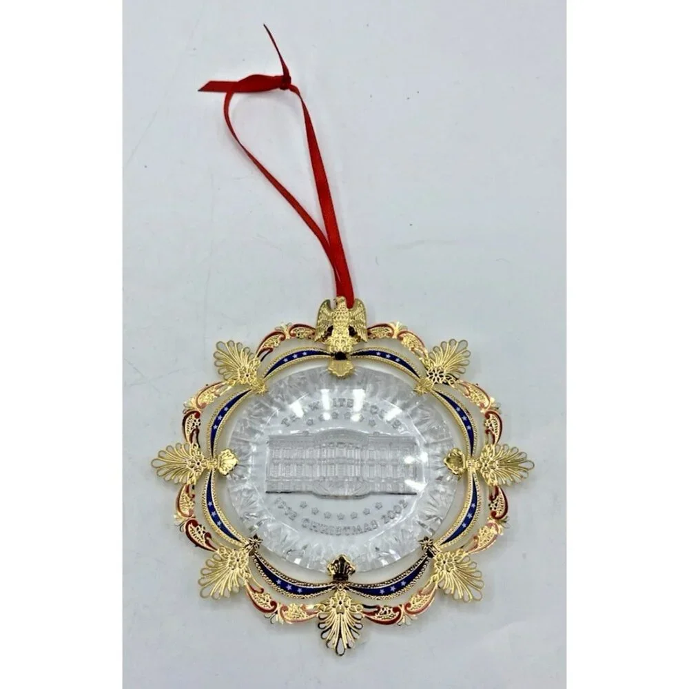 White House Historical Association Christmas Ornament 2002 Made in USA No box